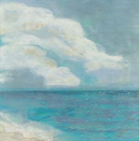 Laden with Promise of Change to Come Black Ornate Wood Framed Art Print with Double Matting by Shanti, Shima