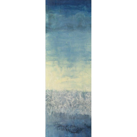 Between Worlds I Black Modern Wood Framed Art Print by Shanti, Shima