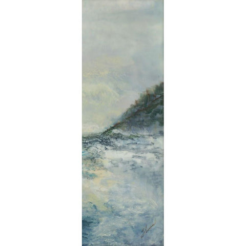 Estuarine II Gold Ornate Wood Framed Art Print with Double Matting by Shanti, Shima