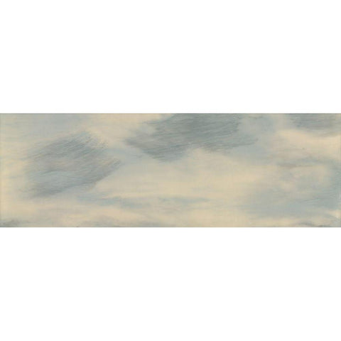 Above the Firmament I Black Modern Wood Framed Art Print by Shanti, Shima