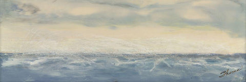 Above the Firmament II Black Ornate Wood Framed Art Print with Double Matting by Shanti, Shima