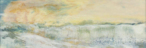 Sun-Soaked I Black Ornate Wood Framed Art Print with Double Matting by Shanti, Shima