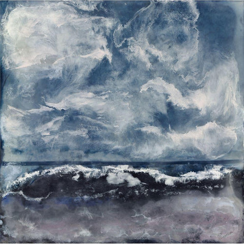 I See You Black Modern Wood Framed Art Print by Shanti, Shima