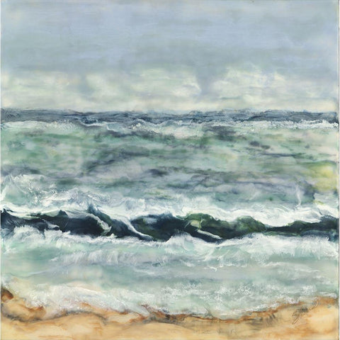 Coming Into Focus Gold Ornate Wood Framed Art Print with Double Matting by Shanti, Shima