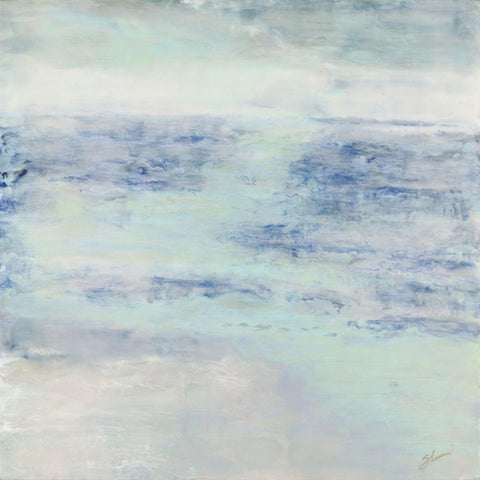 Lighting the Way White Modern Wood Framed Art Print with Double Matting by Shanti, Shima