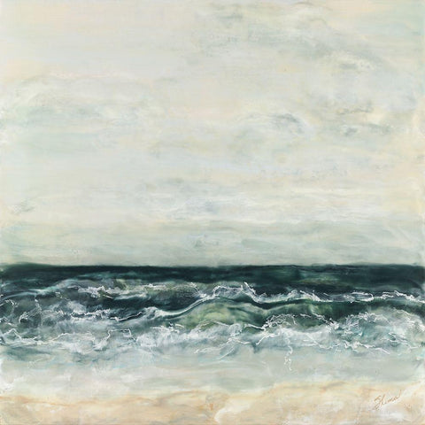 What Lifes Beyond Black Modern Wood Framed Art Print with Double Matting by Shanti, Shima