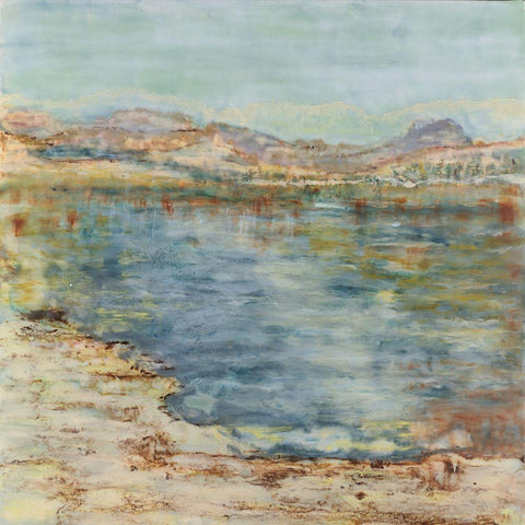 Thirsting Black Ornate Wood Framed Art Print with Double Matting by Shanti, Shima