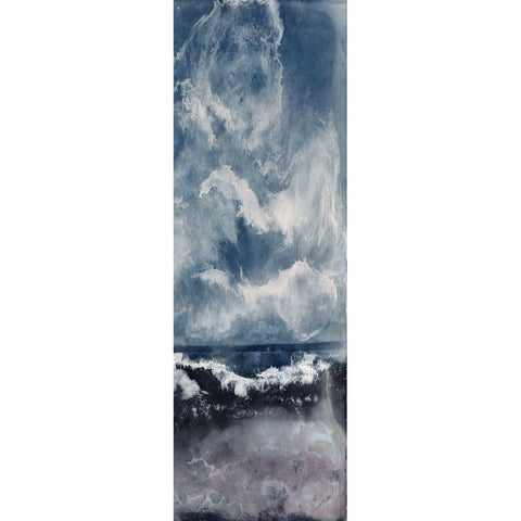 I See You II White Modern Wood Framed Art Print by Shanti, Shima