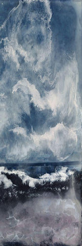 I See You II White Modern Wood Framed Art Print with Double Matting by Shanti, Shima