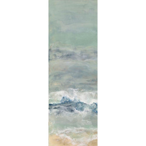 Coming Ashore III Black Modern Wood Framed Art Print with Double Matting by Shanti, Shima