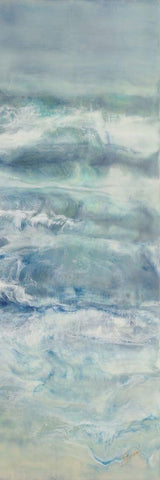 This Too Shall Pass II White Modern Wood Framed Art Print with Double Matting by Shanti, Shima