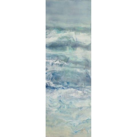 This Too Shall Pass II Black Modern Wood Framed Art Print by Shanti, Shima