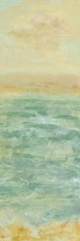 East Dawns Light II White Modern Wood Framed Art Print with Double Matting by Shanti, Shima