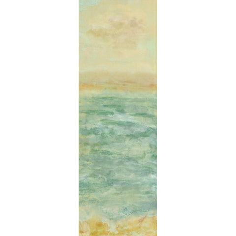 East Dawns Light II White Modern Wood Framed Art Print by Shanti, Shima