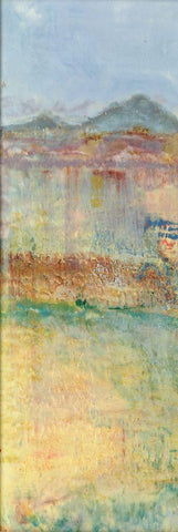 Send Rain I Black Ornate Wood Framed Art Print with Double Matting by Shanti, Shima