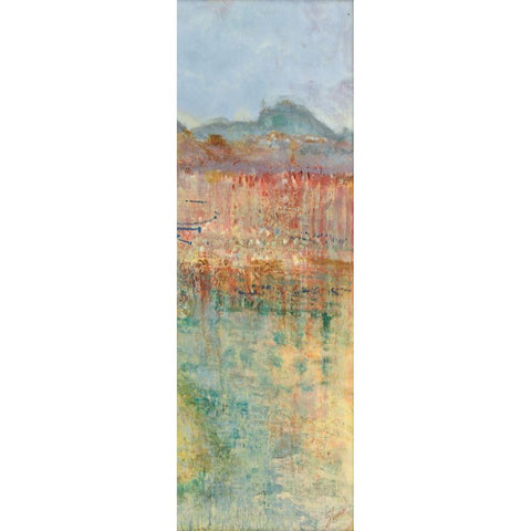 Send Rain II Gold Ornate Wood Framed Art Print with Double Matting by Shanti, Shima