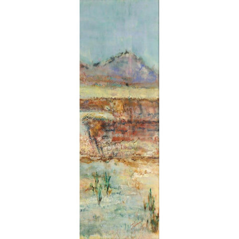 Solo Journey II Gold Ornate Wood Framed Art Print with Double Matting by Shanti, Shima