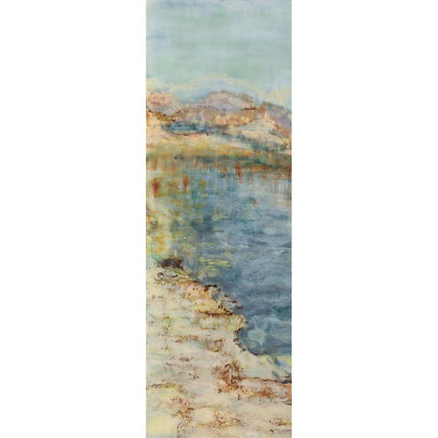 Thirsting I Black Modern Wood Framed Art Print with Double Matting by Shanti, Shima