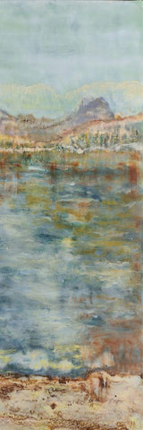 Thirsting II Black Ornate Wood Framed Art Print with Double Matting by Shanti, Shima