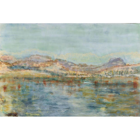 Thirsting III Gold Ornate Wood Framed Art Print with Double Matting by Shanti, Shima