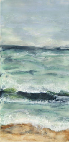 Spectrum of Uncertainty I White Modern Wood Framed Art Print with Double Matting by Shanti, Shima