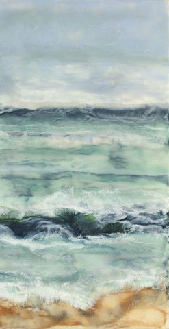 Spectrum of Uncertainty II White Modern Wood Framed Art Print with Double Matting by Shanti, Shima