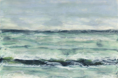 Spectrum of Uncertainty White Modern Wood Framed Art Print with Double Matting by Shanti, Shima