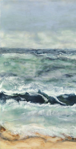 Coming Into Focus I White Modern Wood Framed Art Print with Double Matting by Shanti, Shima