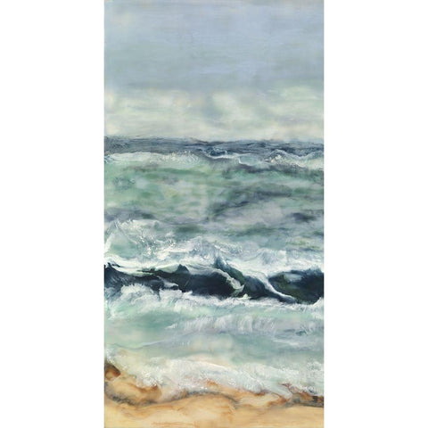 Coming Into Focus I Black Modern Wood Framed Art Print by Shanti, Shima