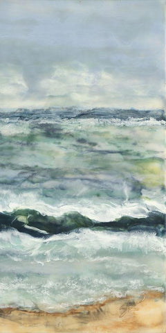 Coming Into Focus II Black Ornate Wood Framed Art Print with Double Matting by Shanti, Shima