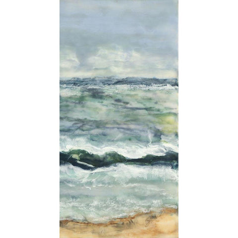 Coming Into Focus II Black Modern Wood Framed Art Print with Double Matting by Shanti, Shima