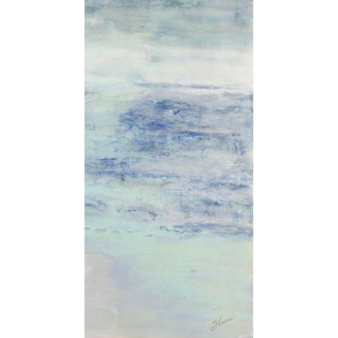 Lighting the Way II White Modern Wood Framed Art Print by Shanti, Shima