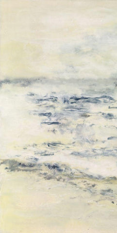 Milk and Honey I White Modern Wood Framed Art Print with Double Matting by Shanti, Shima