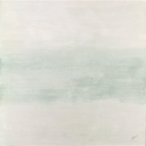 In the Stillness of Silence White Modern Wood Framed Art Print by Shanti, Shima