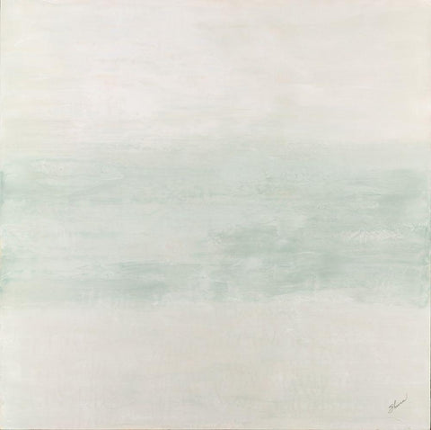 In the Stillness of Silence White Modern Wood Framed Art Print with Double Matting by Shanti, Shima