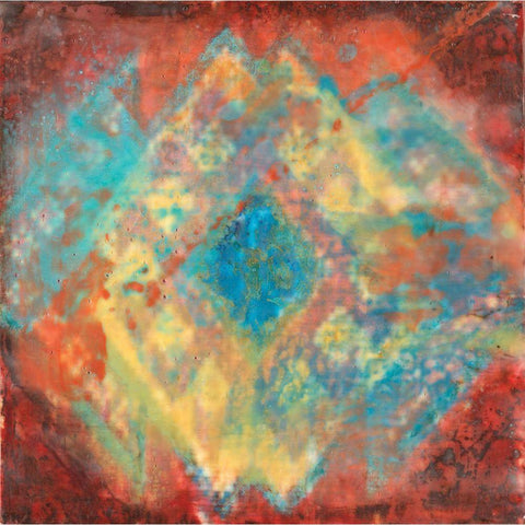 Ancient Wisdom Petite I Black Modern Wood Framed Art Print by Shanti, Shima