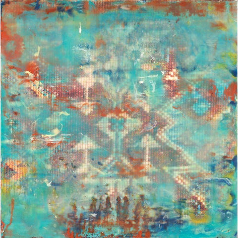 Ancient Wisdom Petite II White Modern Wood Framed Art Print by Shanti, Shima