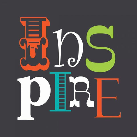 Inspire Black Modern Wood Framed Art Print with Double Matting by Robinson, Tamara