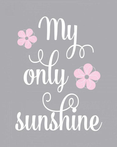 Sunshine II White Modern Wood Framed Art Print with Double Matting by Robinson, Tamara