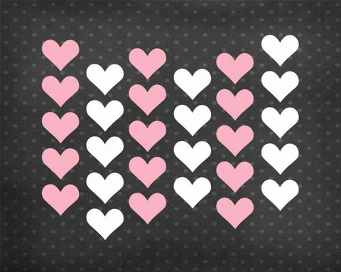 Heart II Black Ornate Wood Framed Art Print with Double Matting by Robinson, Tamara