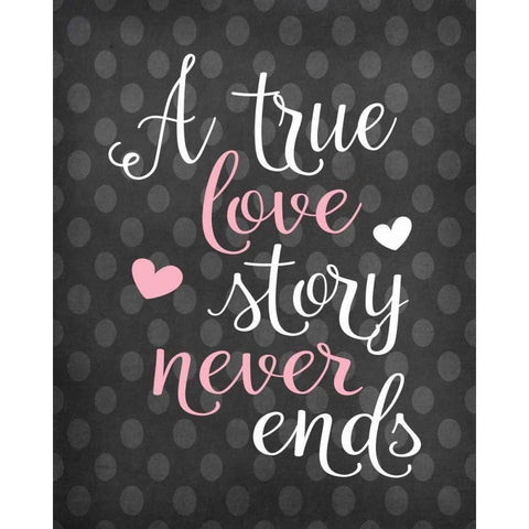 A True Love Story Gold Ornate Wood Framed Art Print with Double Matting by Robinson, Tamara