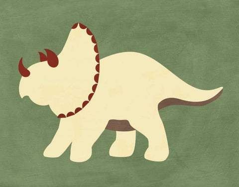 Dino IV Black Ornate Wood Framed Art Print with Double Matting by Robinson, Tamara