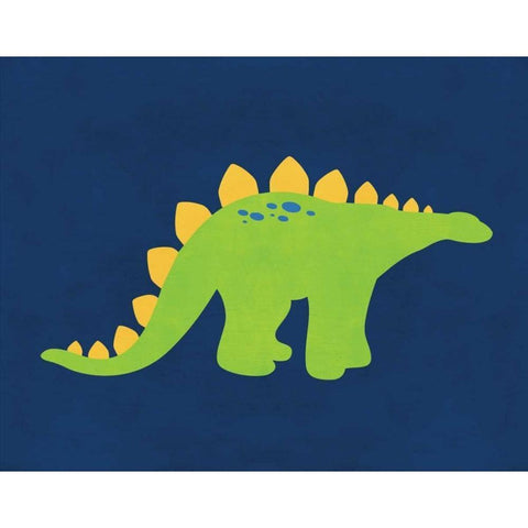 Dino 222 White Modern Wood Framed Art Print by Robinson, Tamara