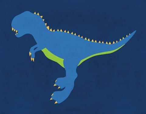 Dino 111 Black Ornate Wood Framed Art Print with Double Matting by Robinson, Tamara