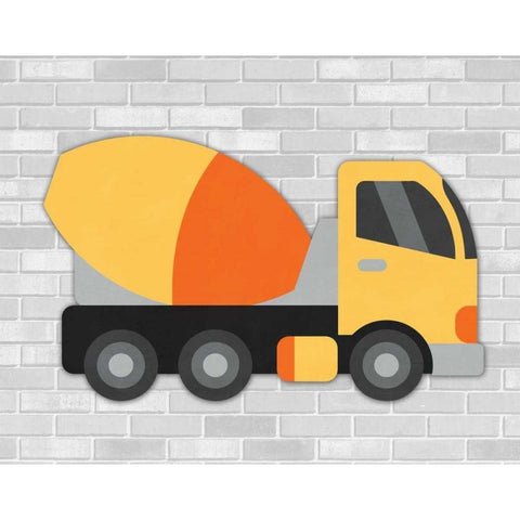 Construction II Gold Ornate Wood Framed Art Print with Double Matting by Robinson, Tamara