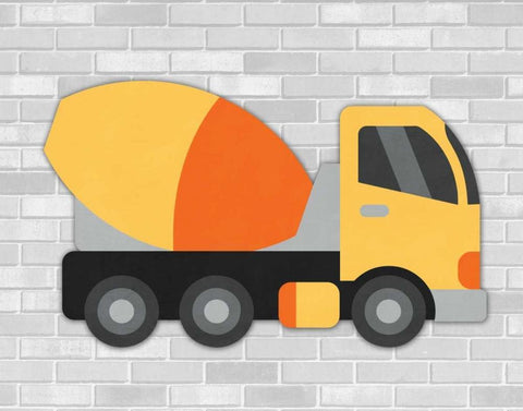 Construction II Black Ornate Wood Framed Art Print with Double Matting by Robinson, Tamara