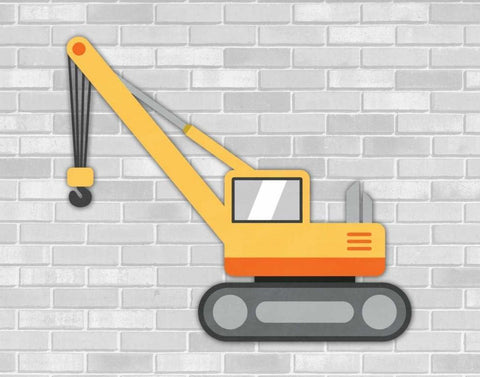 Construction IV Black Ornate Wood Framed Art Print with Double Matting by Robinson, Tamara