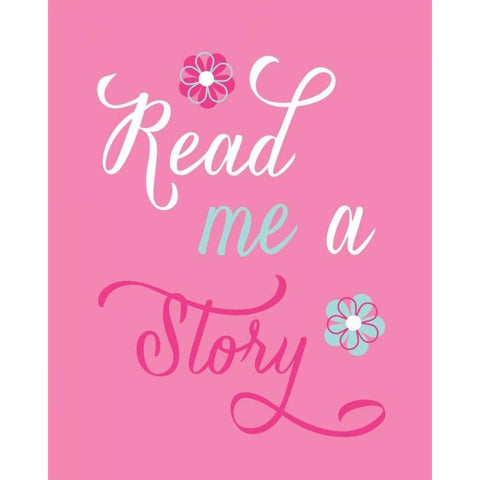 Read Me a Story Black Modern Wood Framed Art Print with Double Matting by Robinson, Tamara