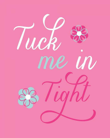 Tuck Me in Tight Black Ornate Wood Framed Art Print with Double Matting by Robinson, Tamara