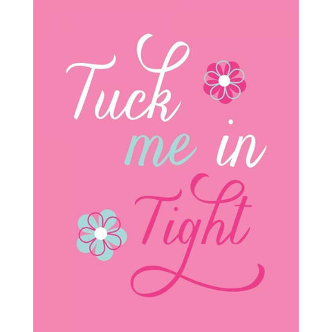 Tuck Me in Tight Gold Ornate Wood Framed Art Print with Double Matting by Robinson, Tamara